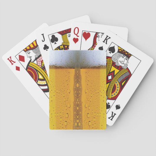 Schuimbier Pokerkaarten (Achterkant)