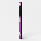 Schuimbierbeker op paars Case-Mate iPhone case (Achterkant/links)