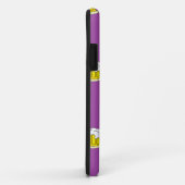 Schuimbierbeker op paars Case-Mate iPhone case (Achterkant/rechts)