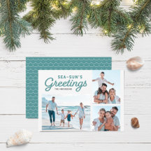 Schuimende golven Zee-zon Groeten foto