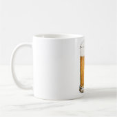 Schuimende Koude Bierpul Drinker Koffiemok (Links)
