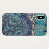 Schuimende Oceaankustgolven Fractaal Patroon Case-Mate iPhone Case (Achterkant (horizontaal))