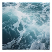 Schuimende Surven schilderij Perfect Poster (Voorkant)