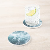 Schuimende Surven schilderij Zandsteen Onderzetter (Zijkant)