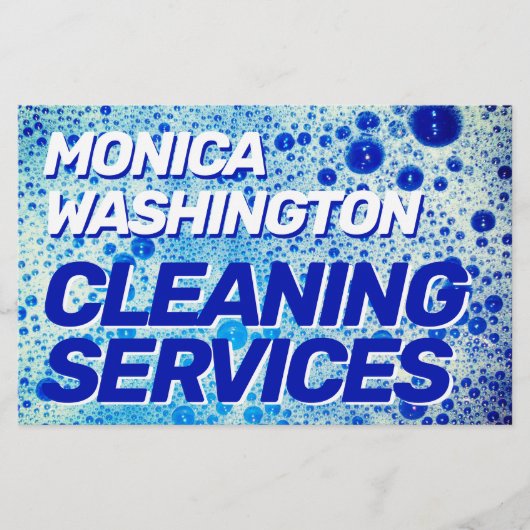 Schuimhuls van zeep flyer (Voorkant)