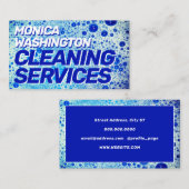 Schuimhuls van zeep visitekaartje (Voorkant / Achterkant)