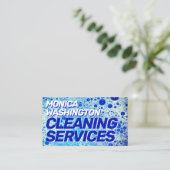 Schuimhuls van zeep visitekaartje (Staand voorkant)