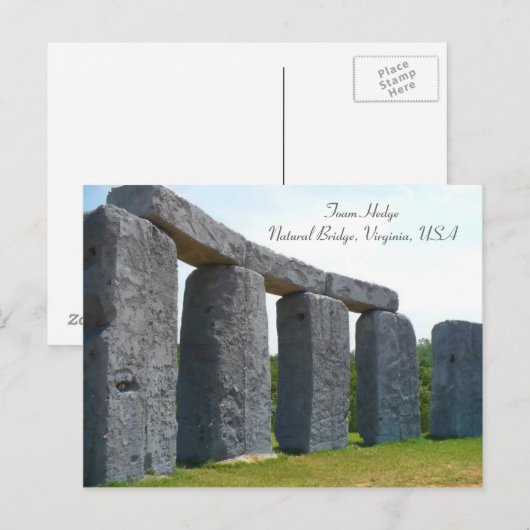 Schuimrand Briefkaart (Voorkant / Achterkant)