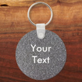Schuimrubber grijs sleutelhanger (Voorkant)