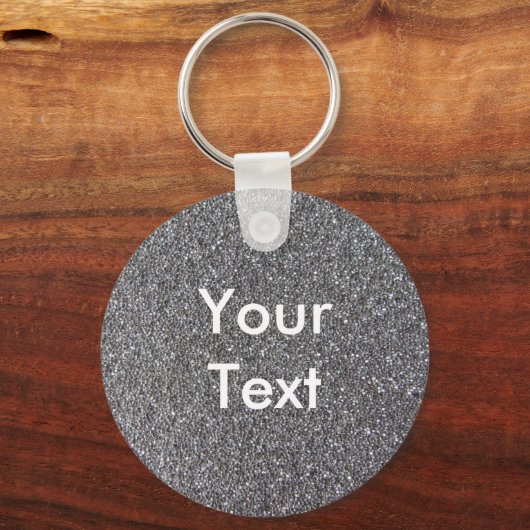 Schuimrubber grijs sleutelhanger (Voorkant)