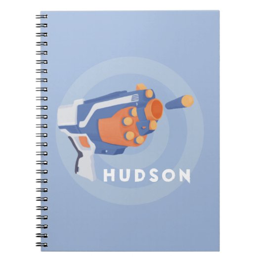 Schuimvormig pistool, aangepast ontwerp notitieboek (Voorkant)