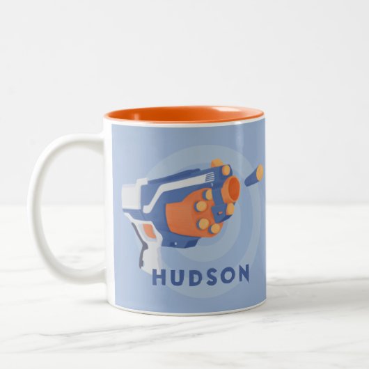 Schuimvormig pistool, aangepast ontwerp tweekleurige koffiemok (Links)