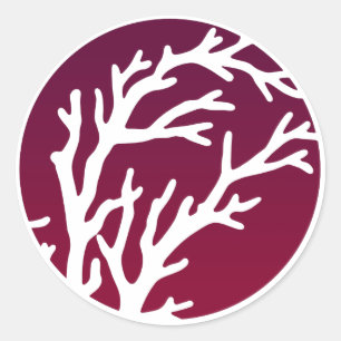 Schuimwielstructuur Ronde Sticker