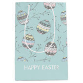 Schuin-paaseipatroon Medium Cadeauzakje (Voorkant)