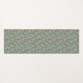 Schuine aardbeienpatroon yogamat (Achterkant (horizontaal))