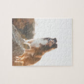 Schuine beschermlaag tegen licht tijdens zonsonder legpuzzel (Horizontaal)