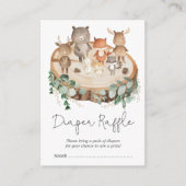 Schuine bosbossen Dieren Luierspoel Informatiekaartje (Voorkant)