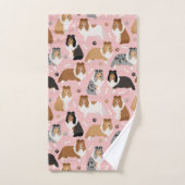 Schuine Botten en washanddoekset Bad Handdoek (Handdoek)