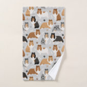 Schuine Botten en washanddoekset Bad Handdoek (Handdoek)