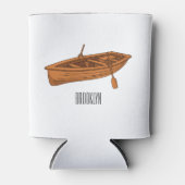 Schuine cartoon blikjeskoeler (Voorkant)