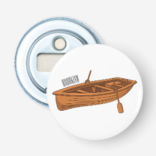 Schuine cartoon button flesopener