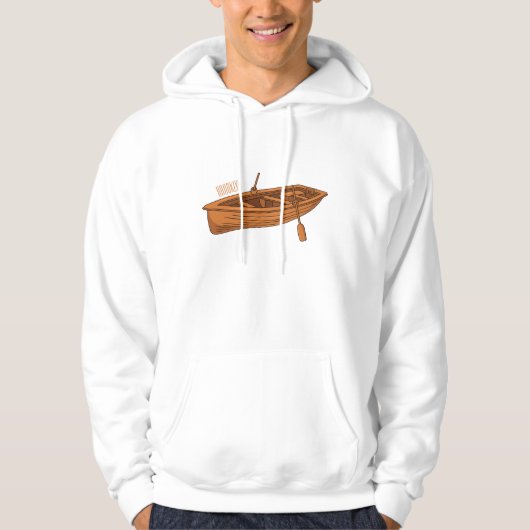 Schuine cartoon hoodie (Voorkant)
