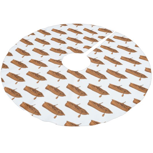 Schuine cartoon kerstboom rok (Gekanteld)