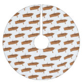 Schuine cartoon kerstboom rok (Voorkant)