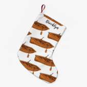Schuine cartoon kleine kerstsok (Voorkant (Hangend))