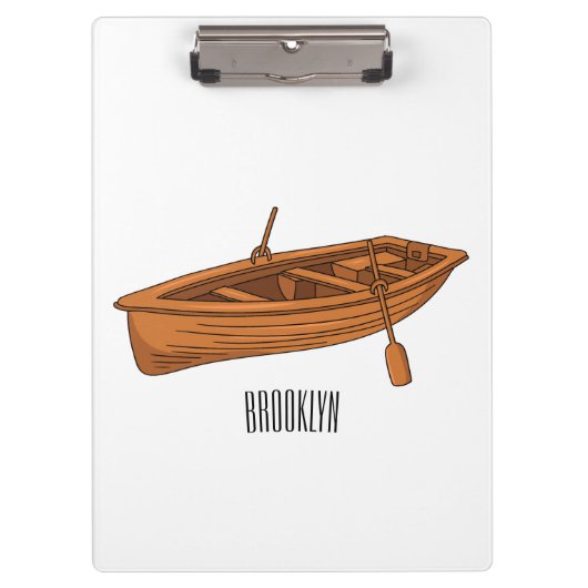 Schuine cartoon klembord (Voorkant)