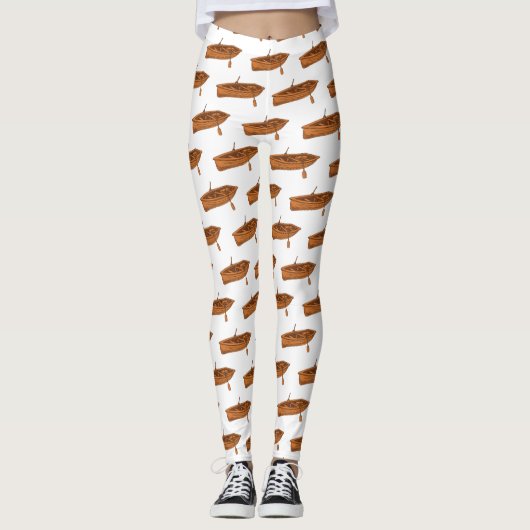 Schuine cartoon leggings (Voorkant)