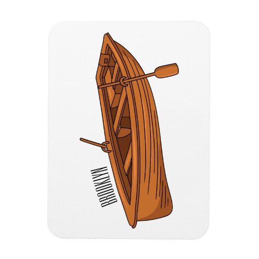 Schuine cartoon magneet (Verticaal)