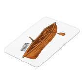 Schuine cartoon magneet (Linkerzijde)