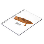 Schuine cartoon notitieboek (Linkerzijde)