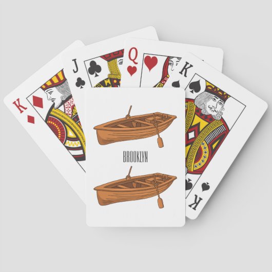 Schuine cartoon pokerkaarten (Achterkant)