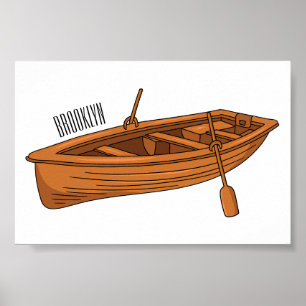 Schuine cartoon poster
