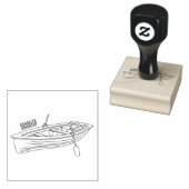 Schuine cartoon rubberstempel (Gestempeld)