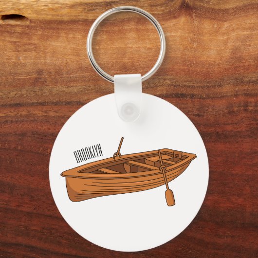 Schuine cartoon sleutelhanger (Voorkant)