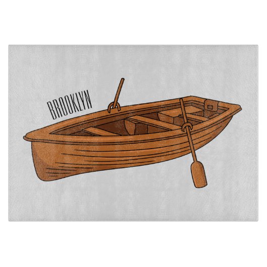 Schuine cartoon snijplank (Voorkant)