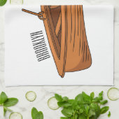 Schuine cartoon theedoek (Gevouwen)