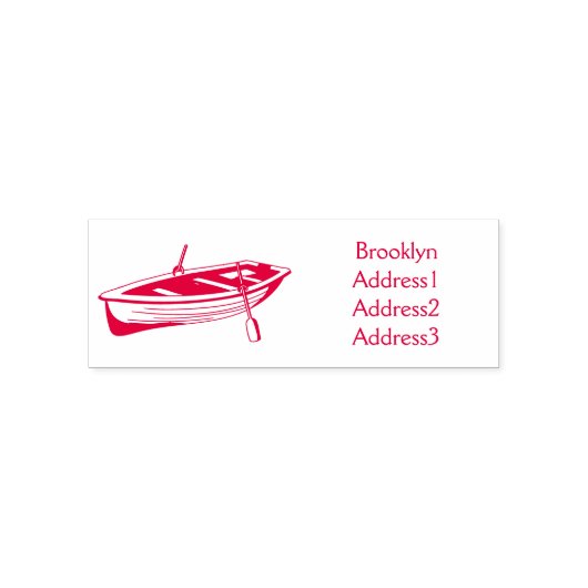 Schuine cartoon zelfinktende stempel (Design)
