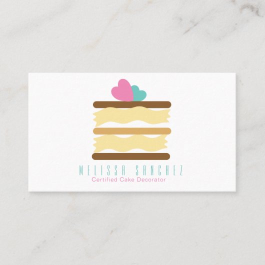 Schuine doek visitekaartje (Voorkant)