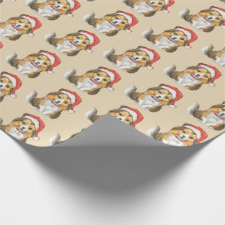 Schuine dop in het Pet van Santa's Cadeaupapier