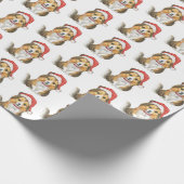 Schuine dop in het Pet van Santa's Cadeaupapier (Hoek)