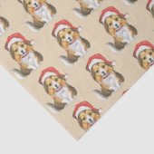 Schuine dop in het Pet van Santa's Tissuepapier (Detail)