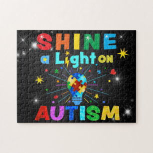 SCHUINE een Licht op AUTISM Legpuzzel