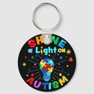 SCHUINE een Licht op AUTISM Sleutelhanger