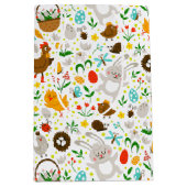 Schuine en kleurrijke paassymbolen naadloos patroo medium cadeauzakje (Voorkant)