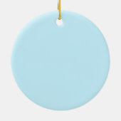 Schuine Halve Maan Keramisch Ornament (Achterkant)