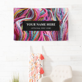 Schuine handspun textuurroze foto II Spandoek